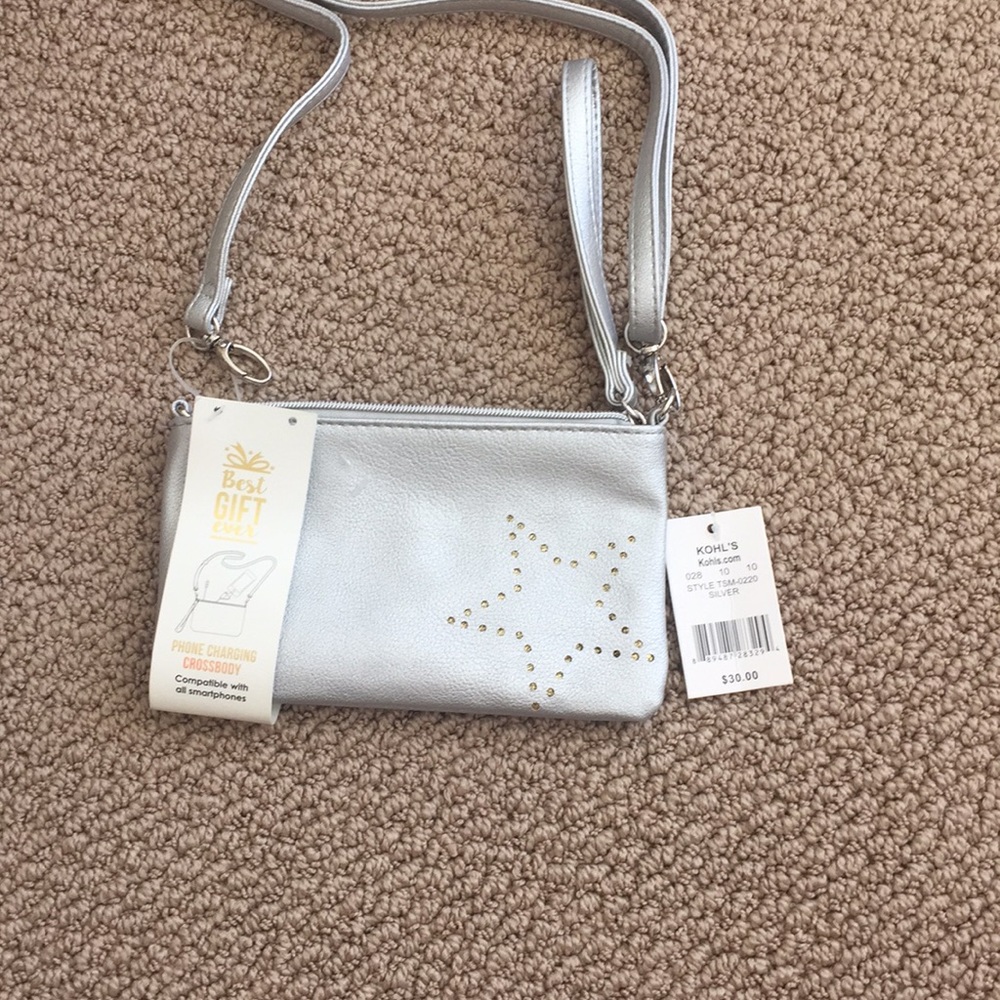 silver bag